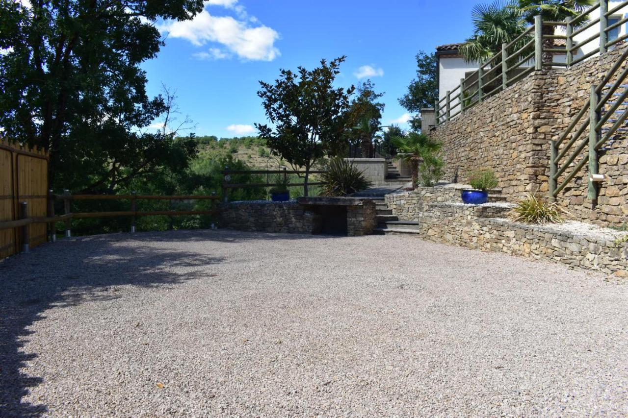 Chambre Au Calme Avec Spa Privatif Gratuit Sud Aveyron Les Palmiers Des Causses Saint-Rome-de-Tarn Kültér fotó